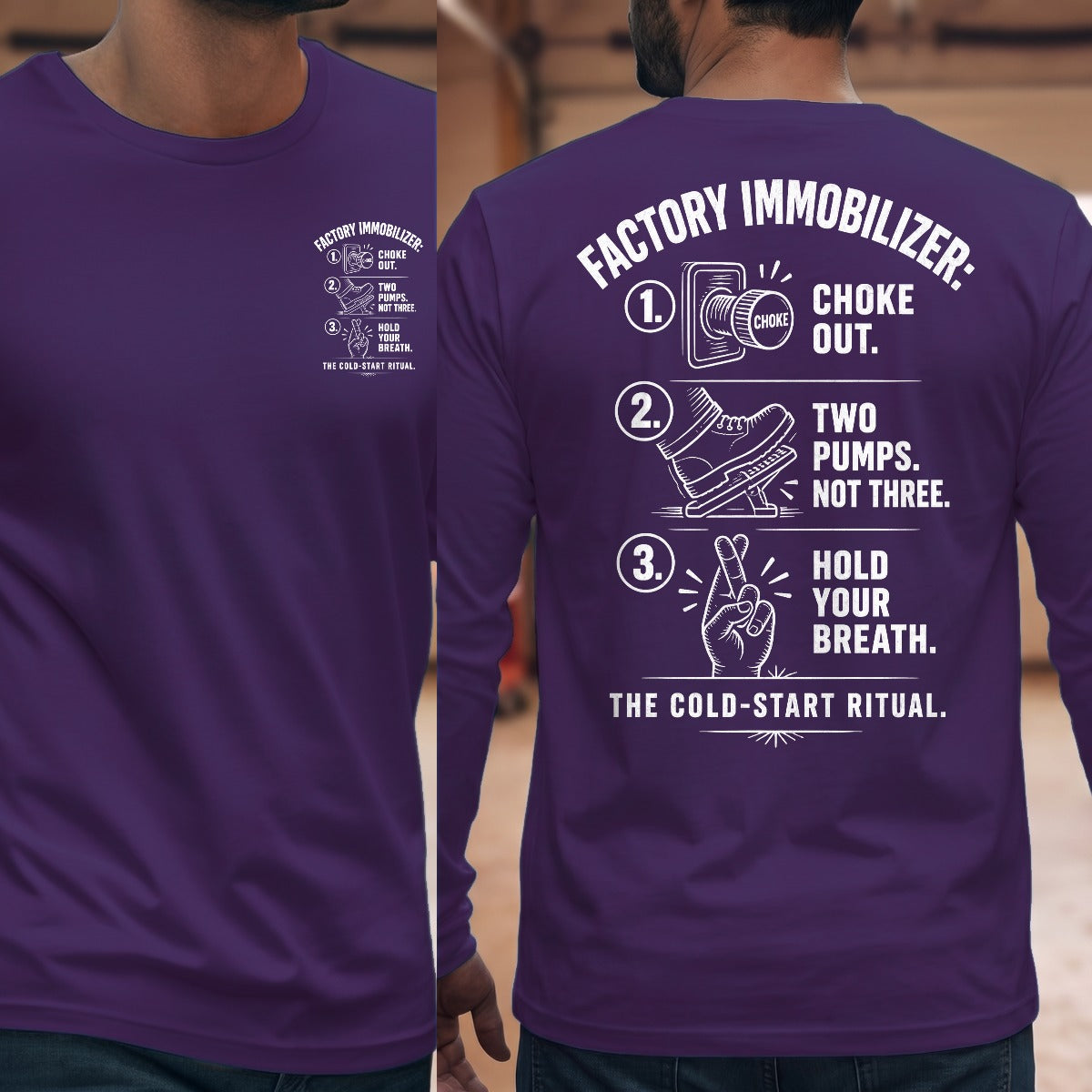 Purple | Front & Back