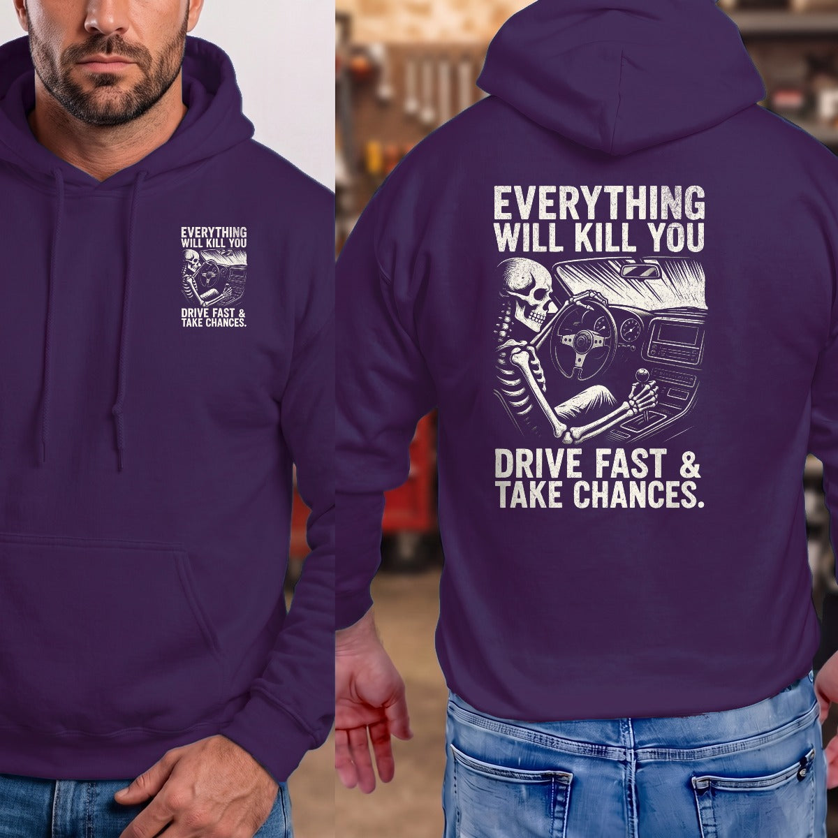 Purple | Front & Back