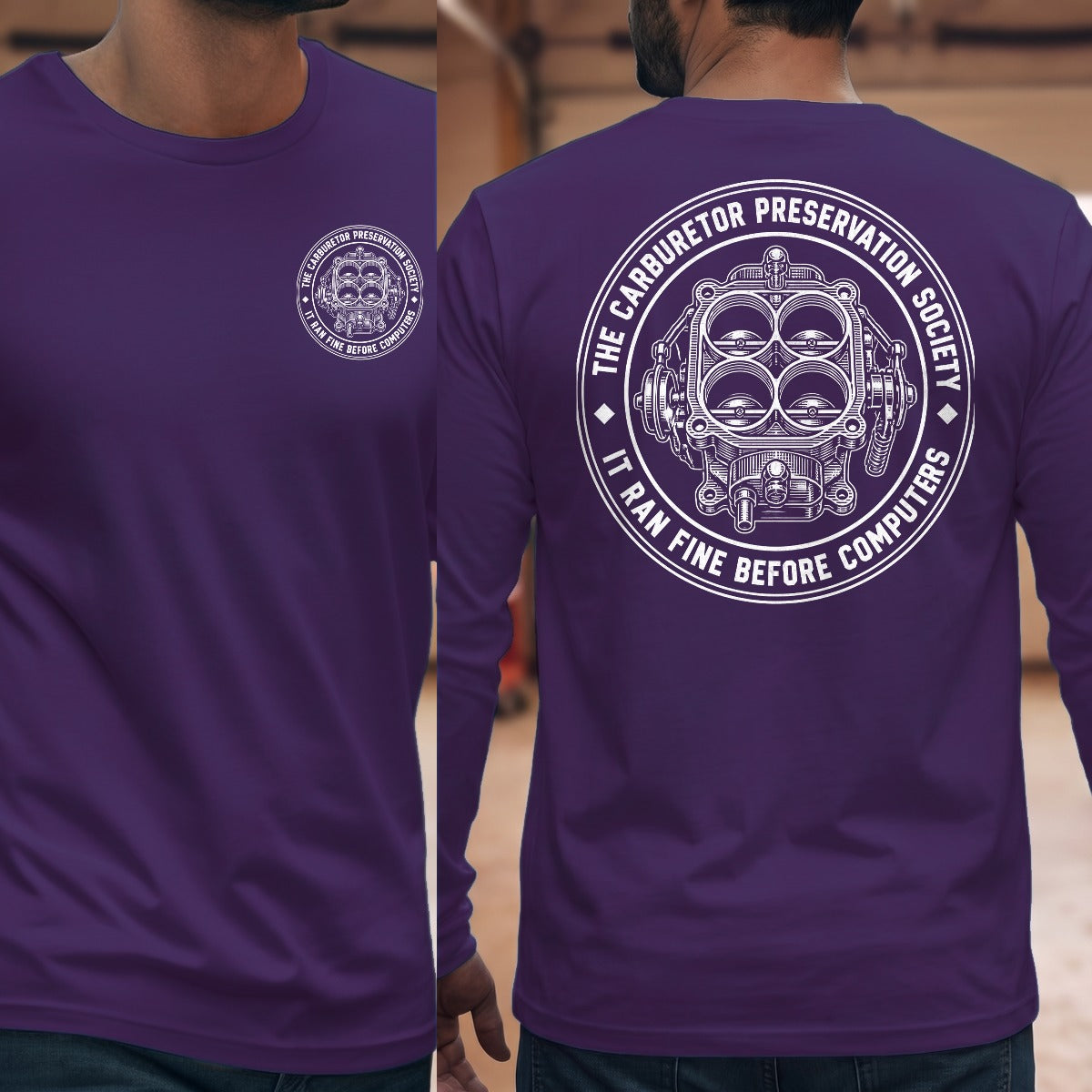 Purple | Front & Back