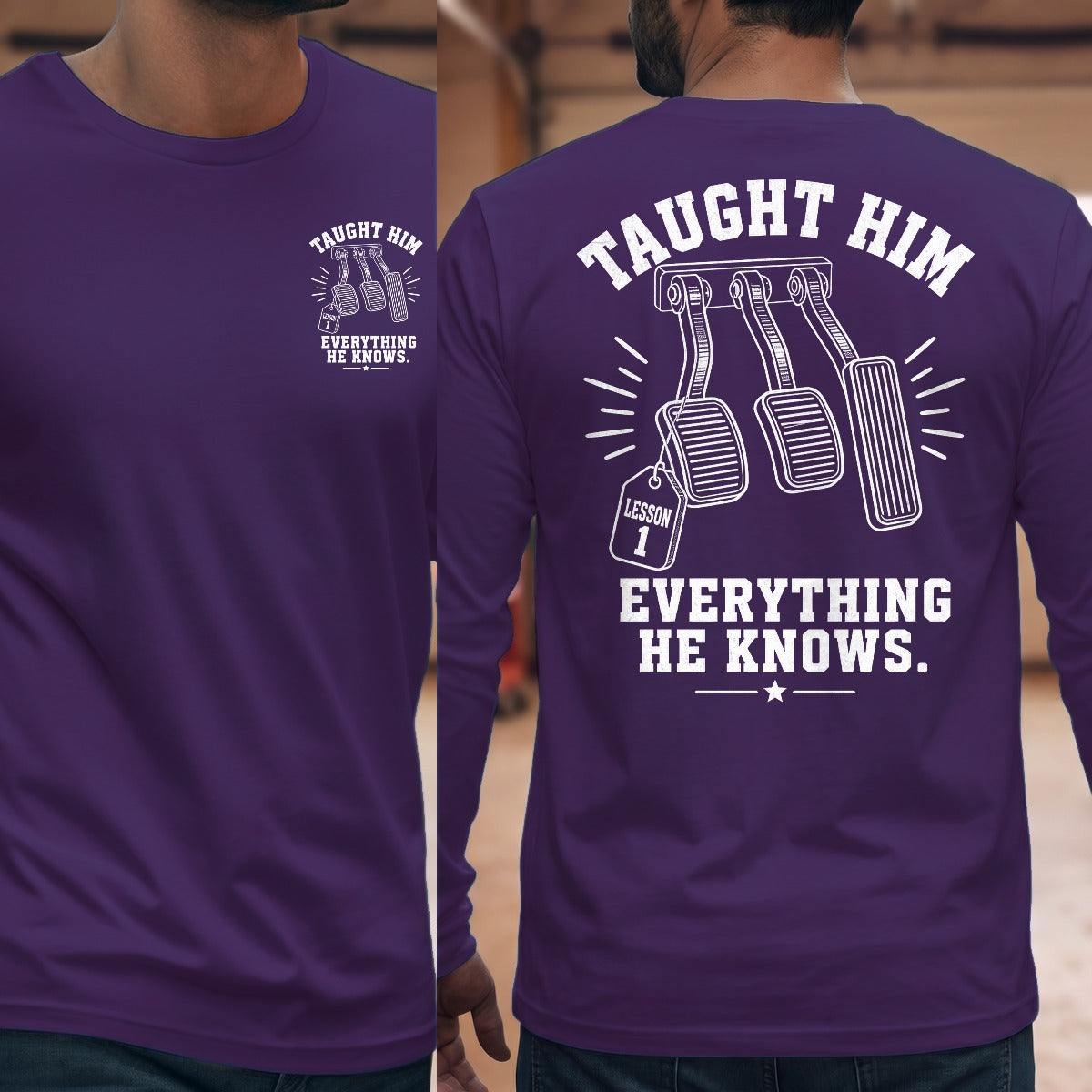 Purple | Front & Back