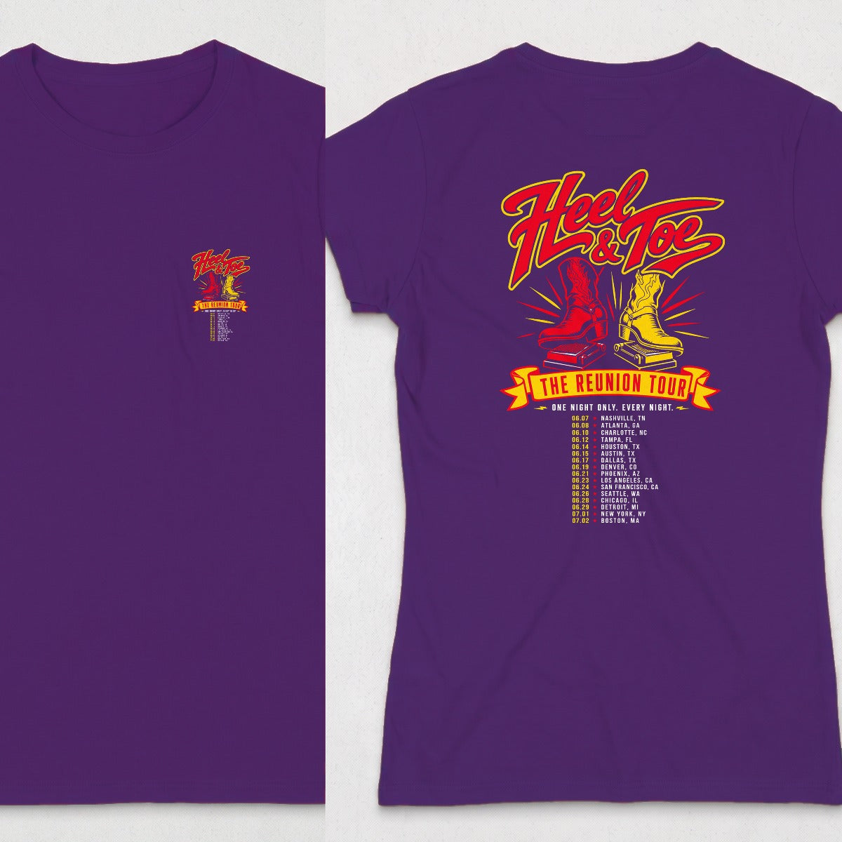 Purple | Front & Back