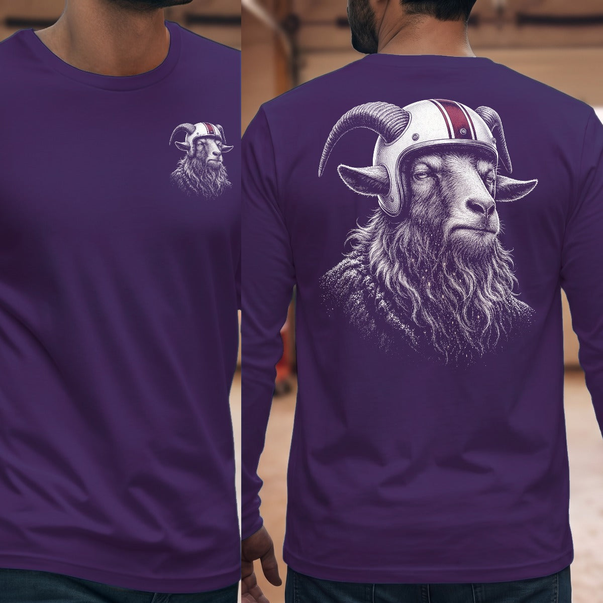 Purple | Front & Back