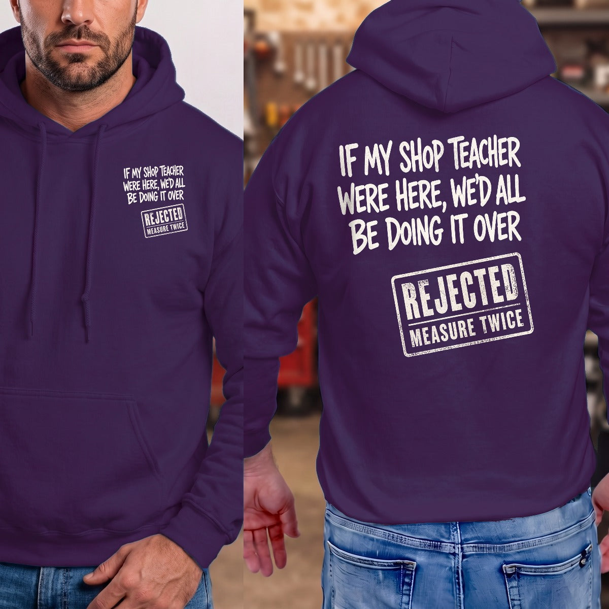 Purple | Left Chest + Back
