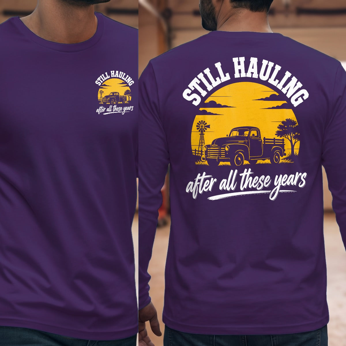 Purple | Front & Back