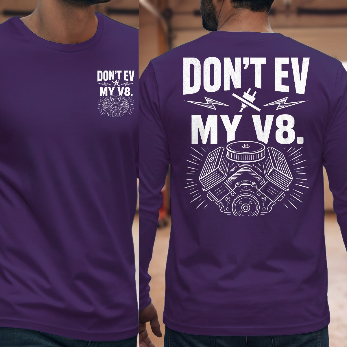 Purple | Front & Back