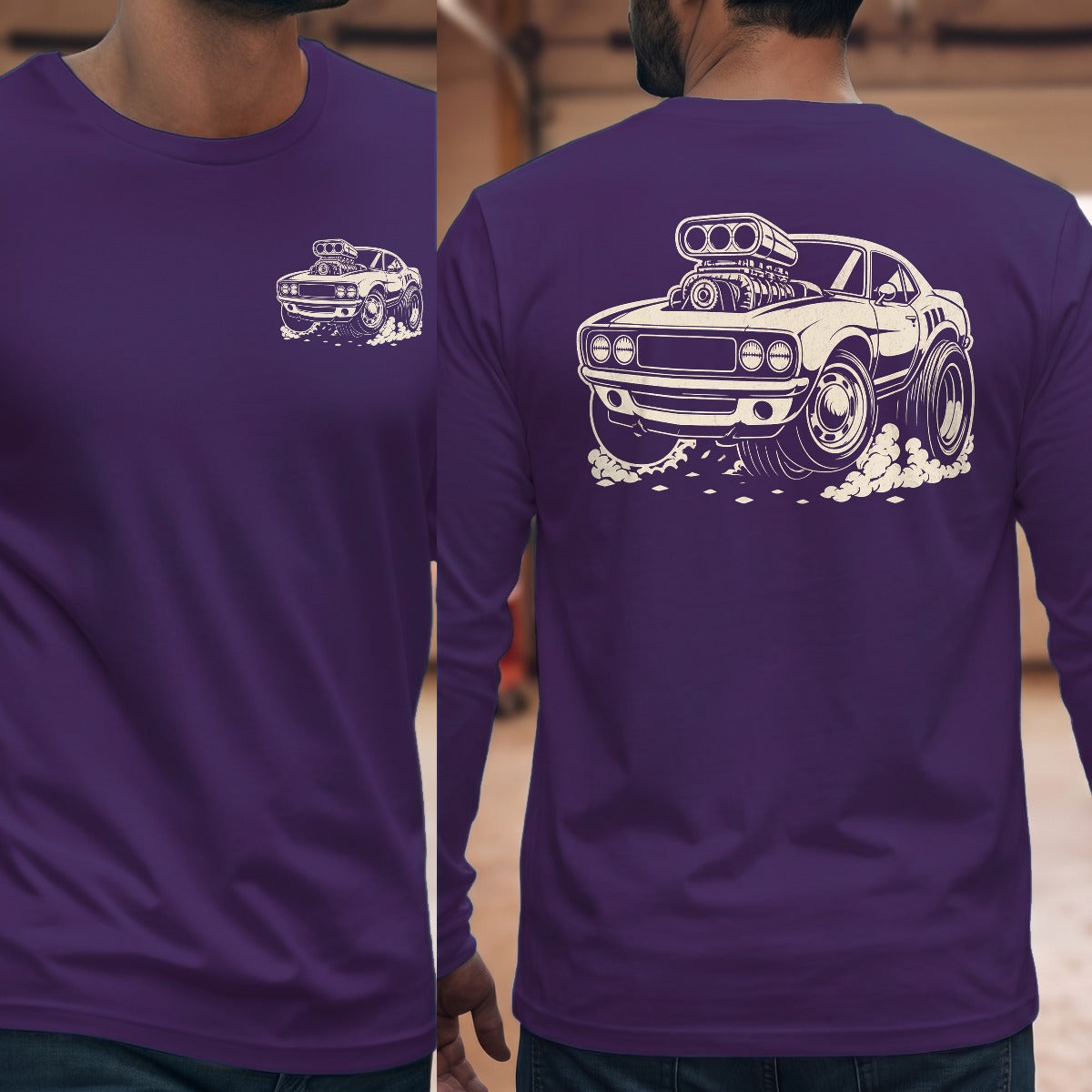 Purple | Front & Back