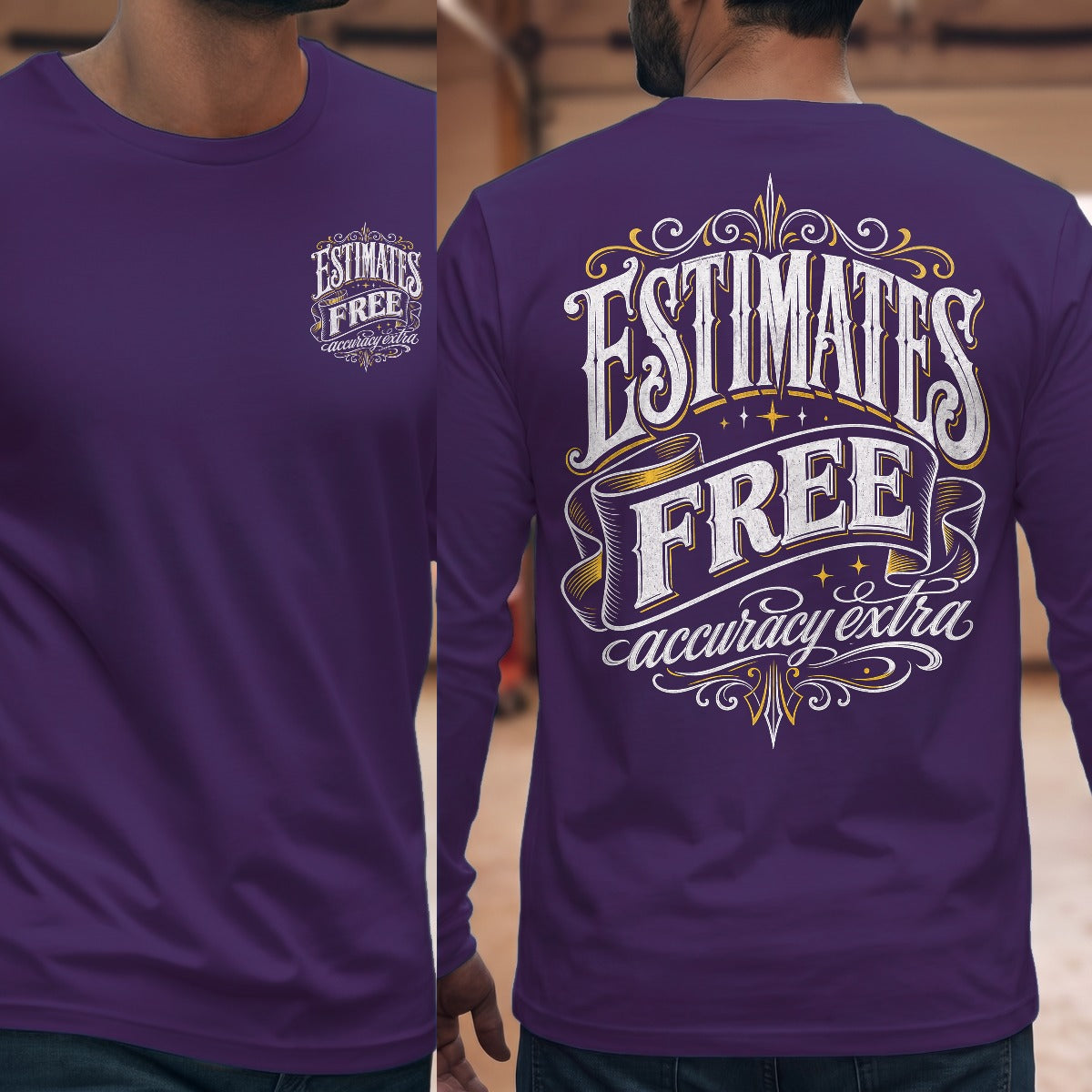Purple | Front & Back