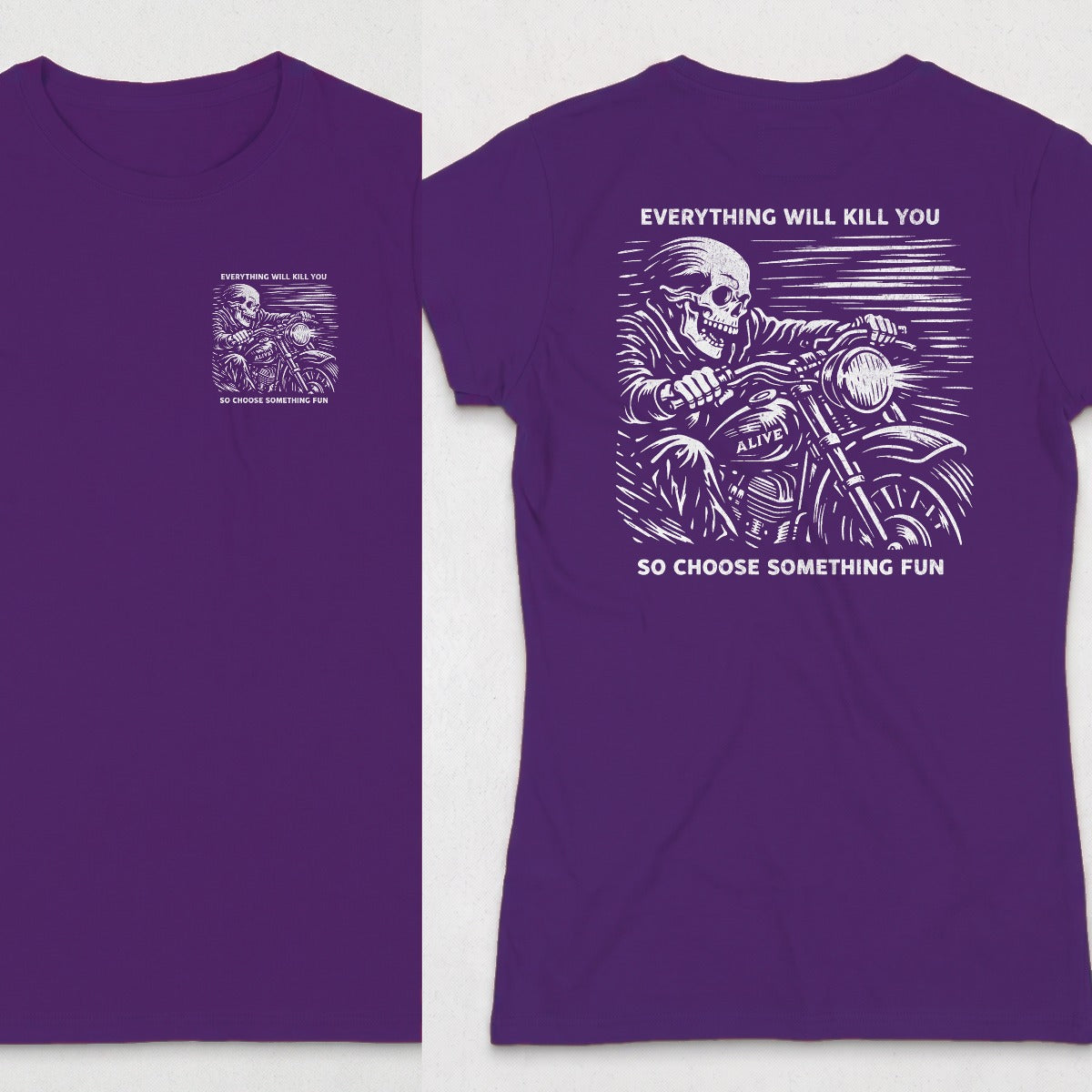 Purple | Left Chest + Back