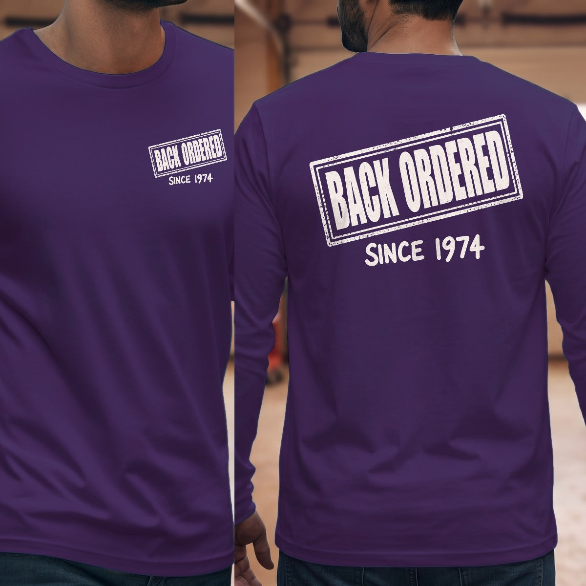 Purple | Front & Back