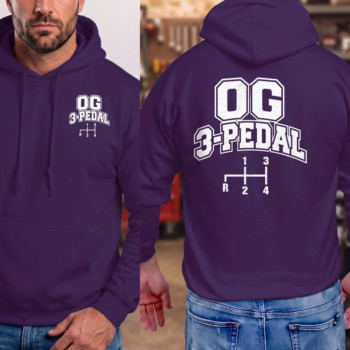 Purple | Front & Back