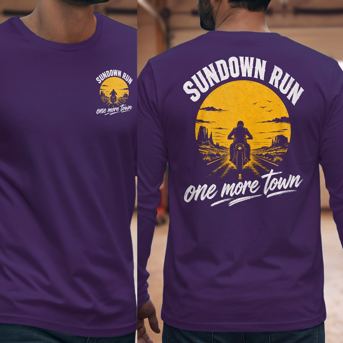 Purple | Front & Back