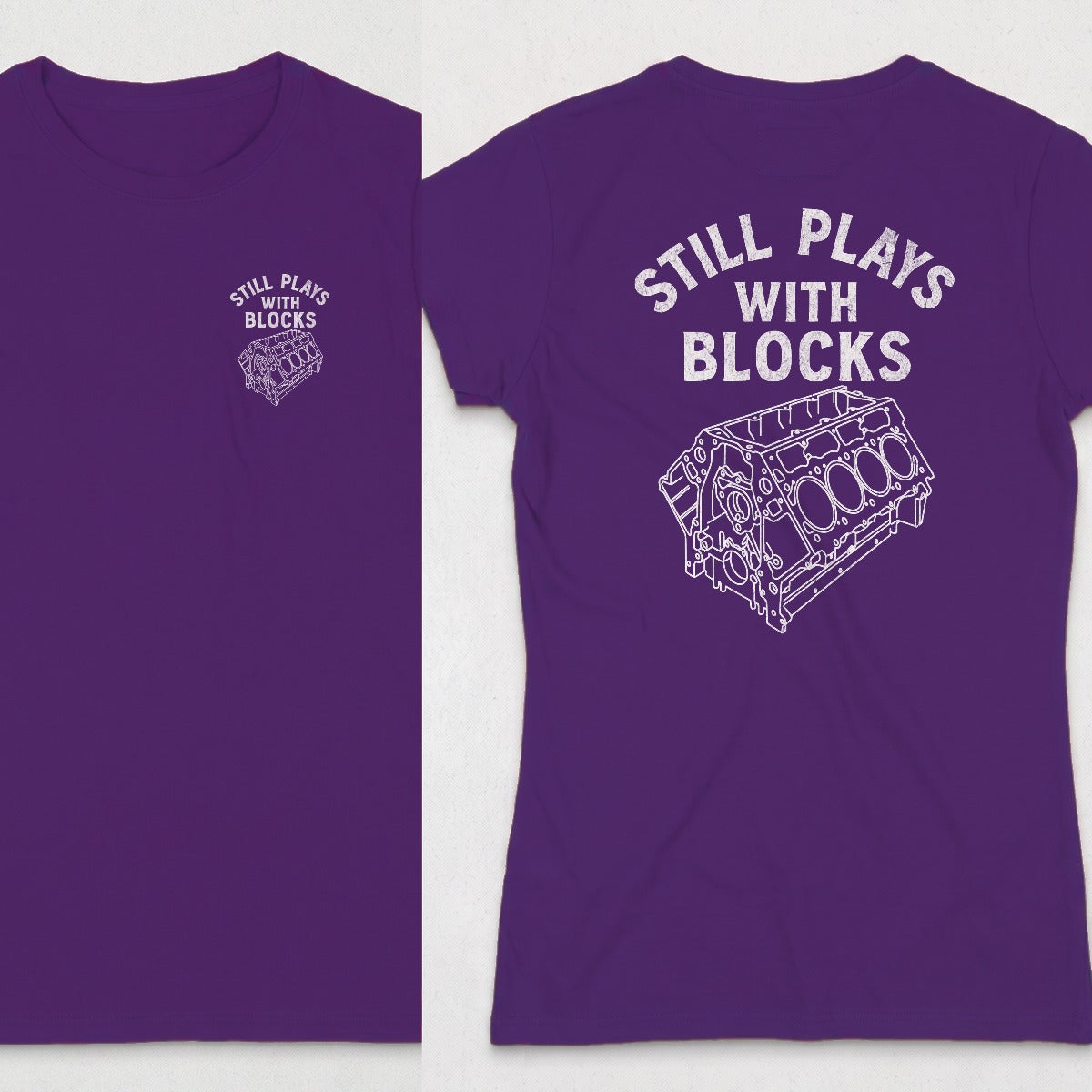 Purple | Left Chest + Back