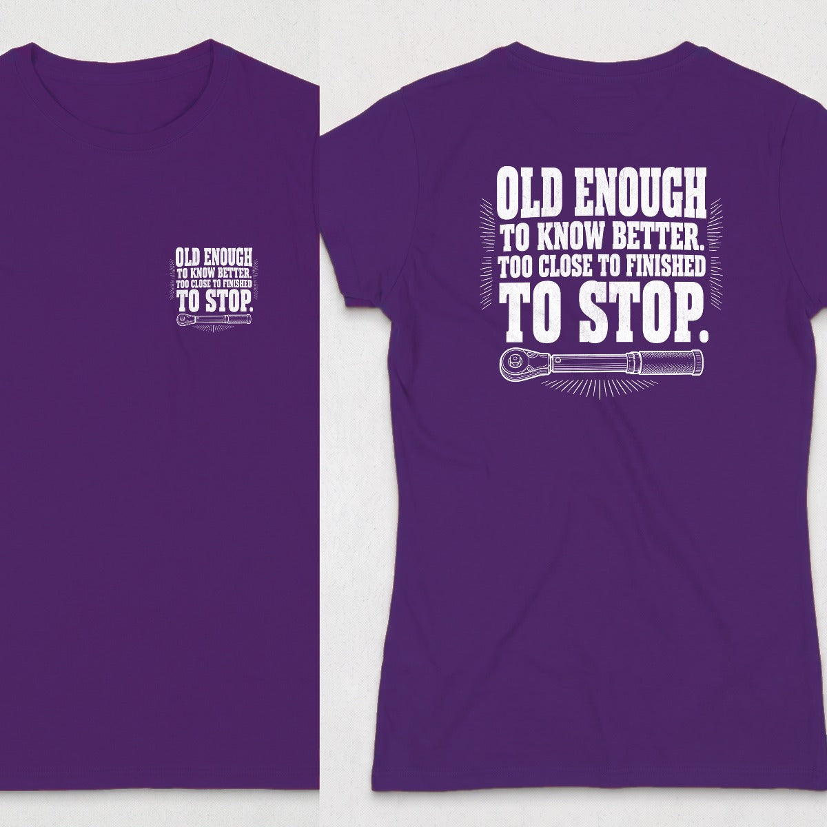Purple | Front & Back