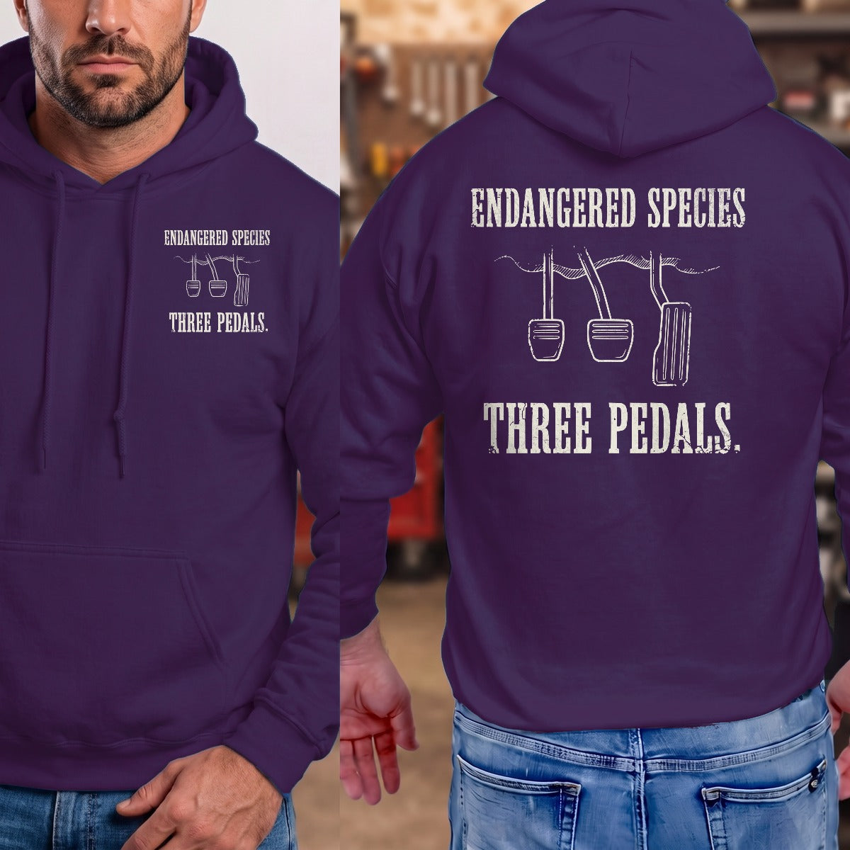 Purple | Front & Back