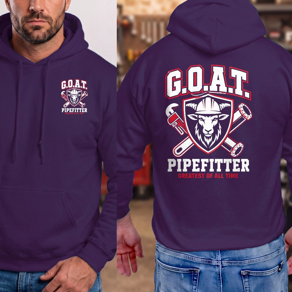 Purple | Front & Back