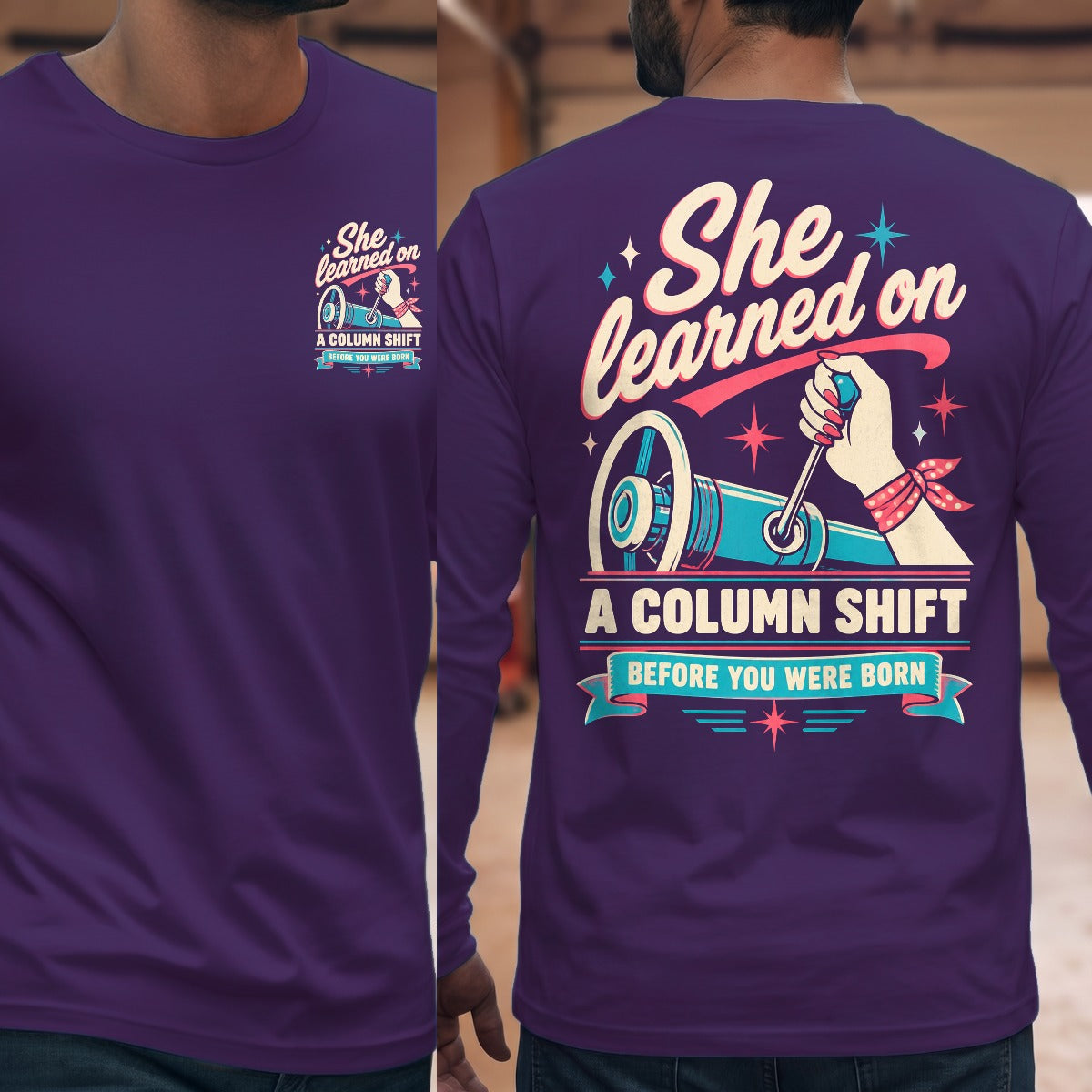 Purple | Front & Back
