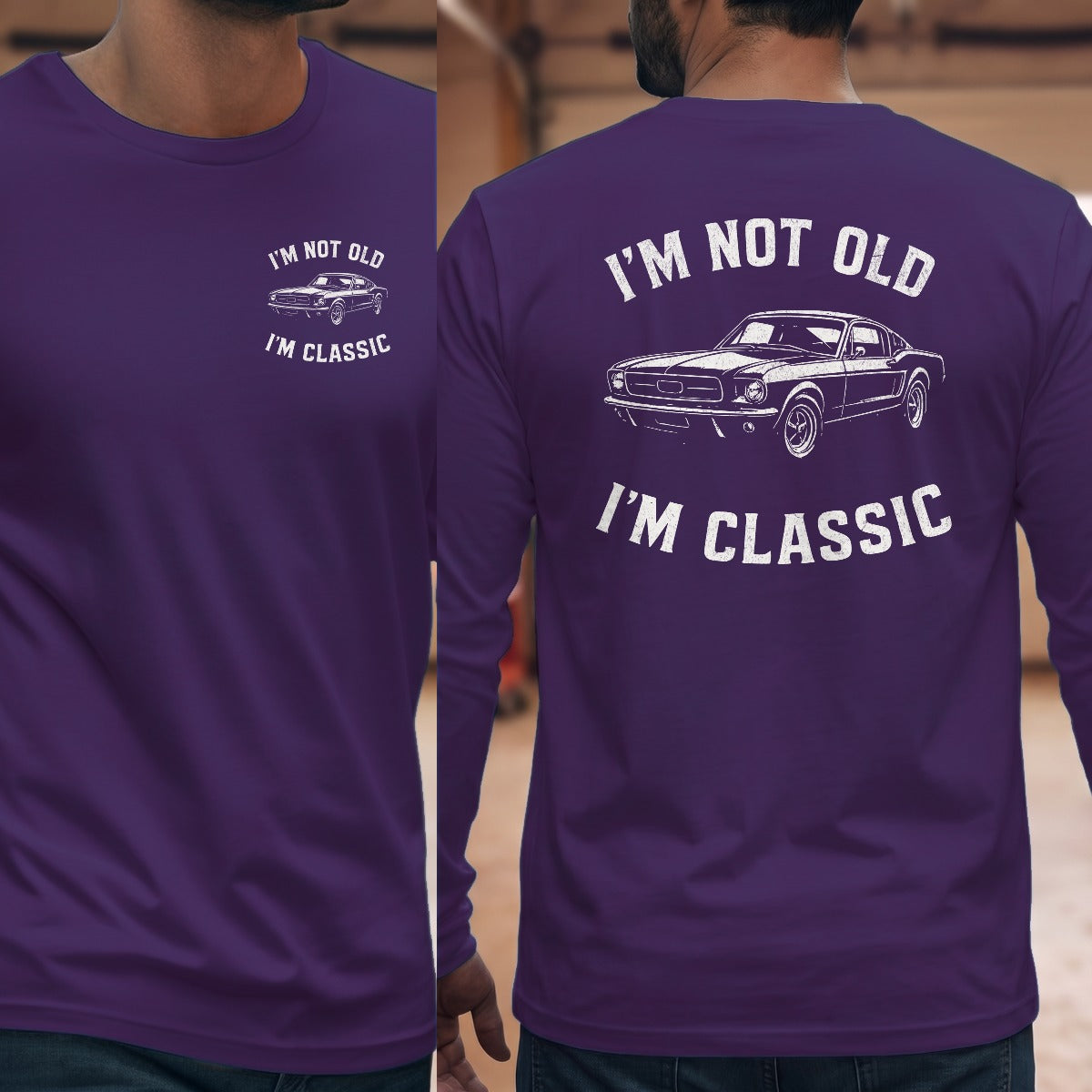 Purple | Left Chest + Back