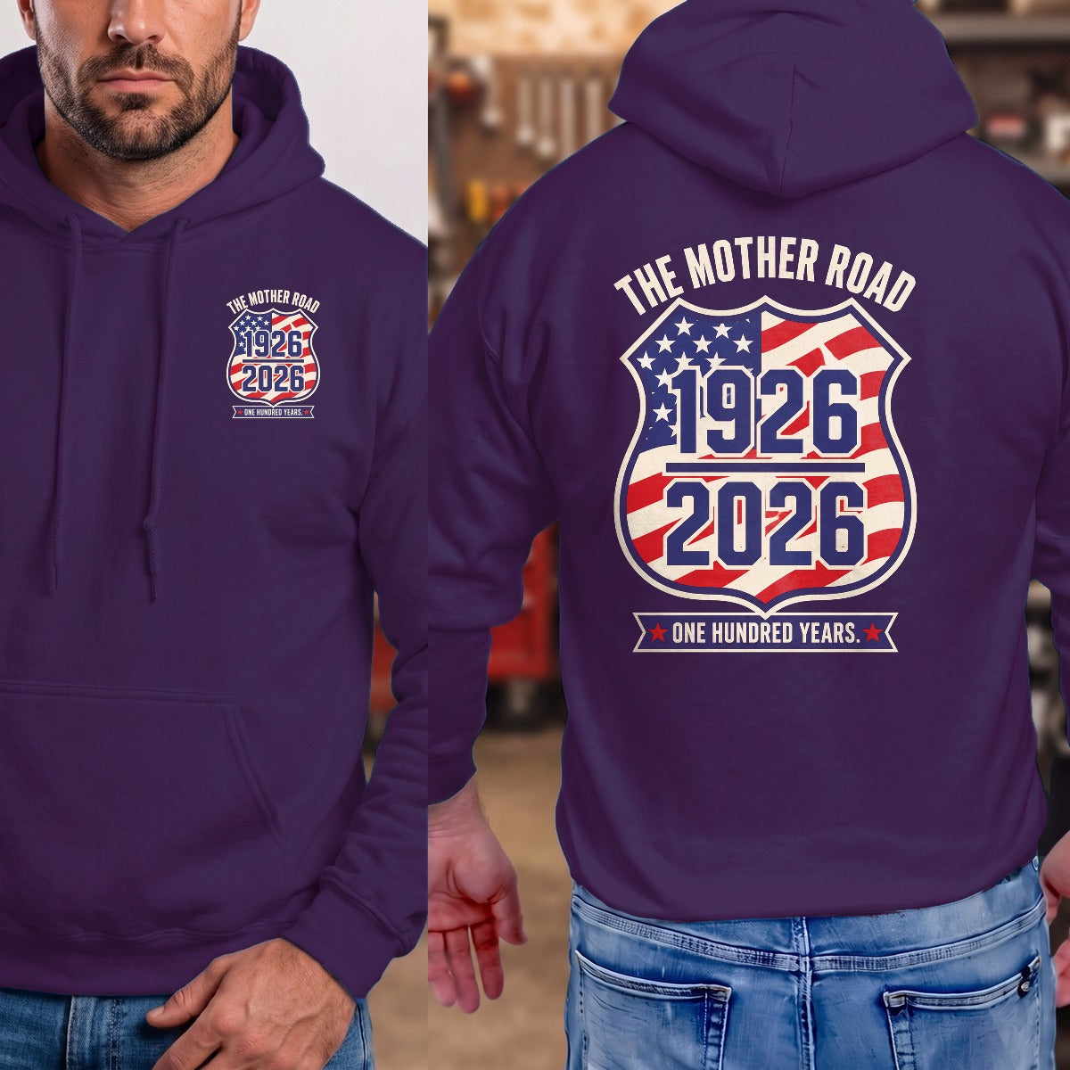 Purple | Front & Back