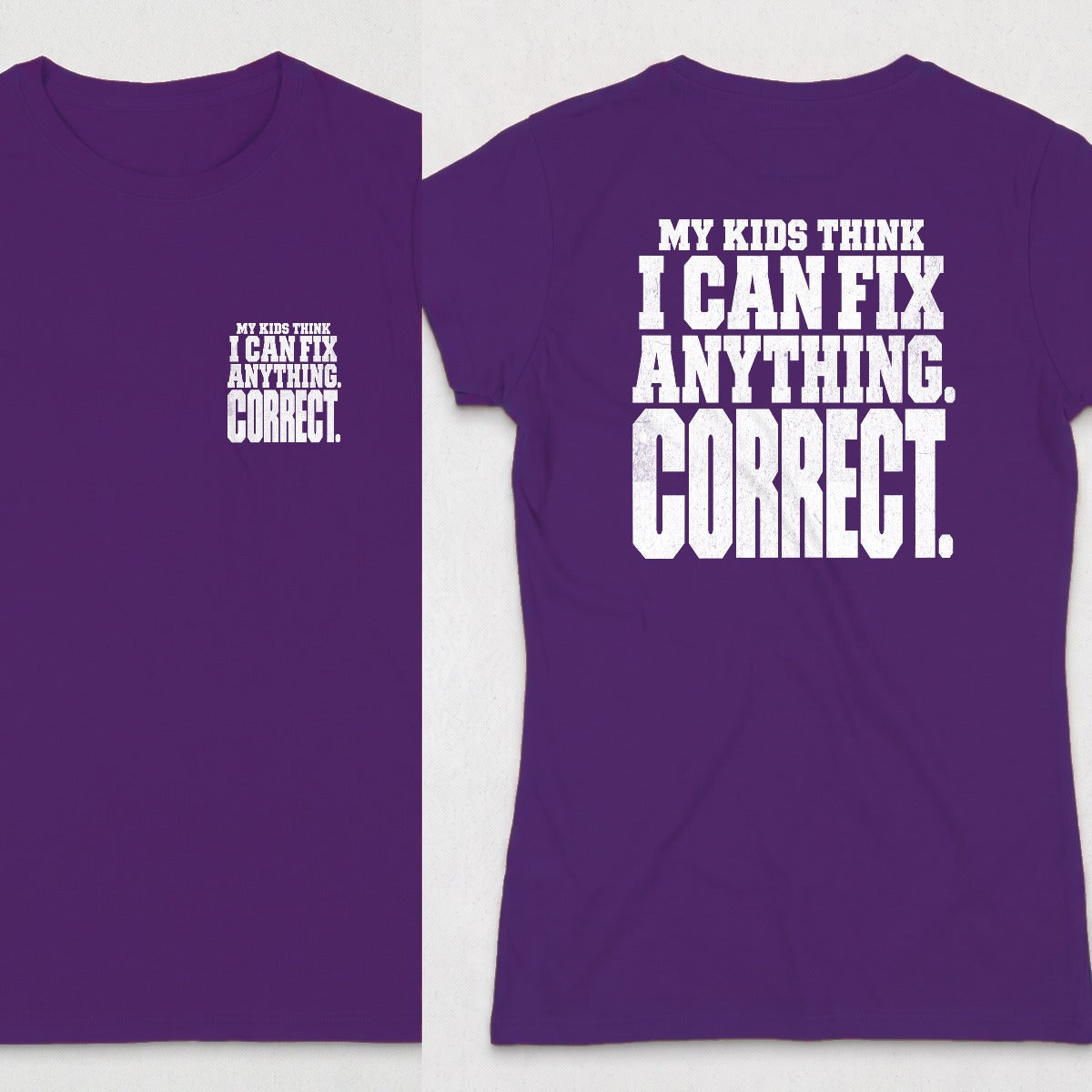 Purple | Front & Back