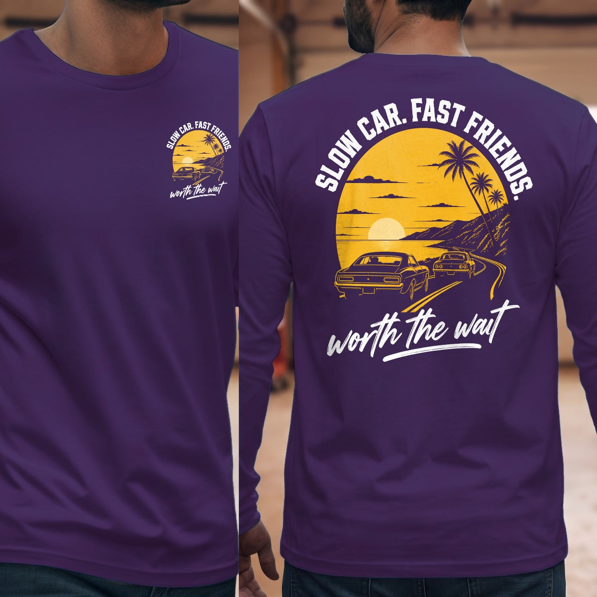 Purple | Front & Back