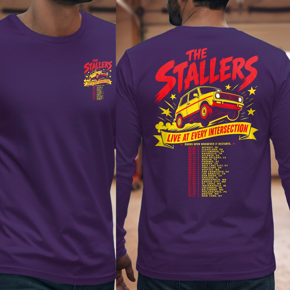 Purple | Front & Back
