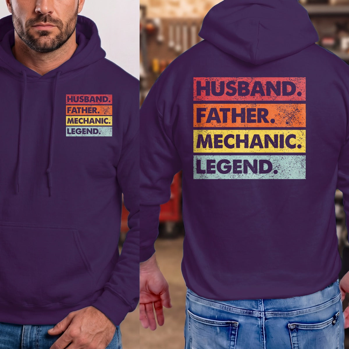 Purple | Front & Back