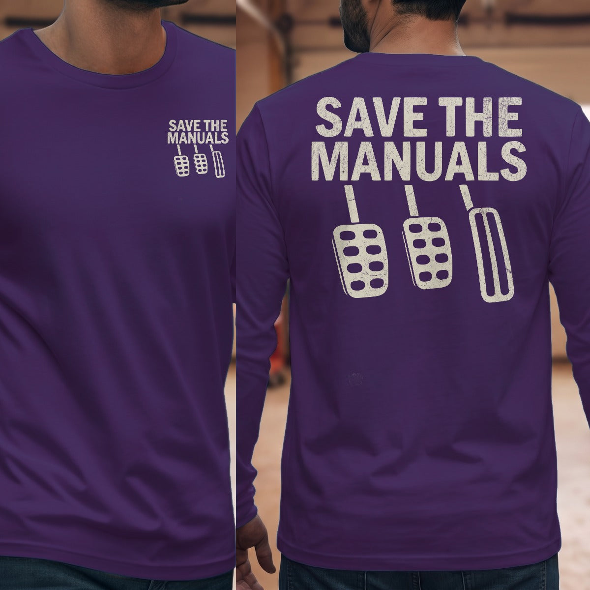 Purple | Front & Back