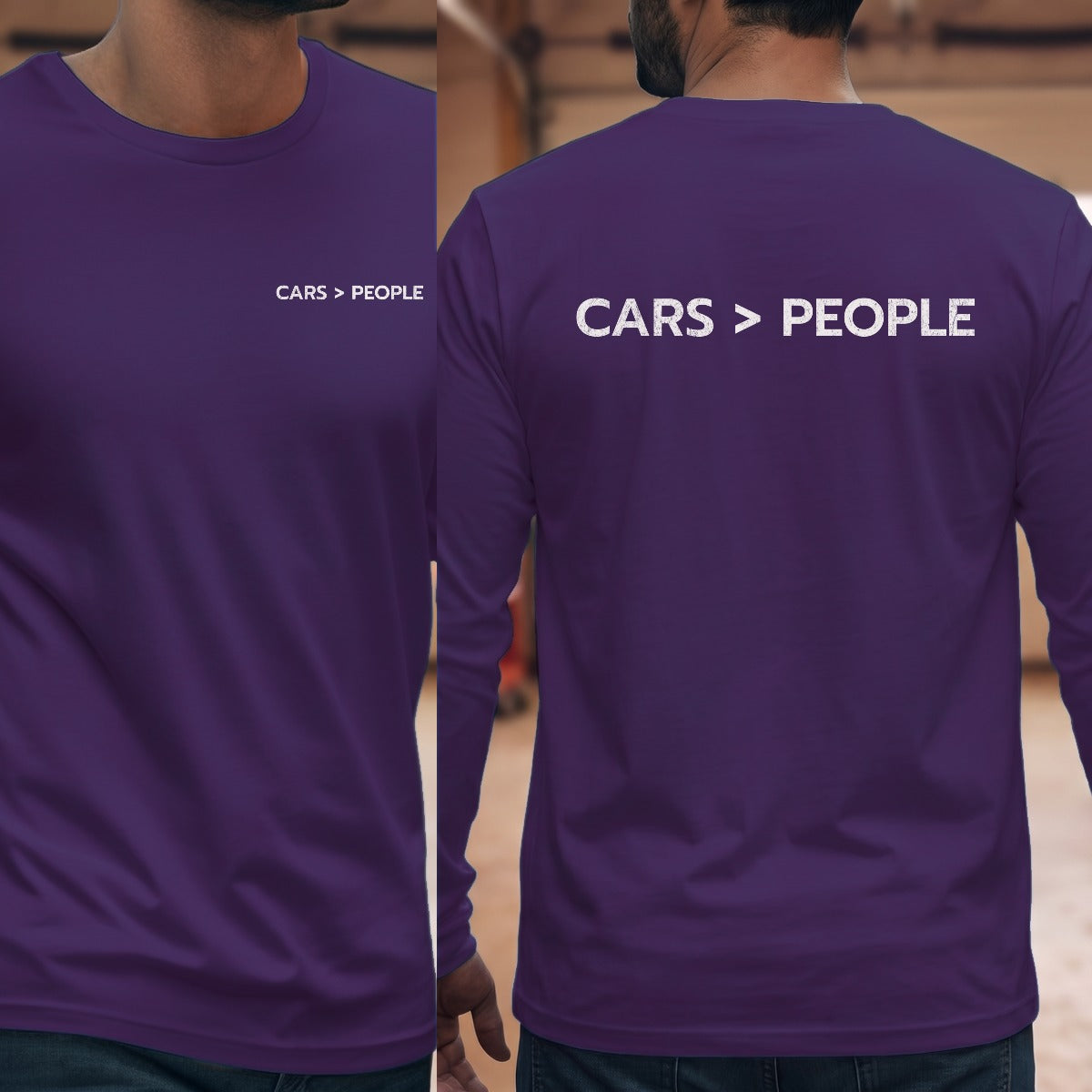 Purple | Front & Back