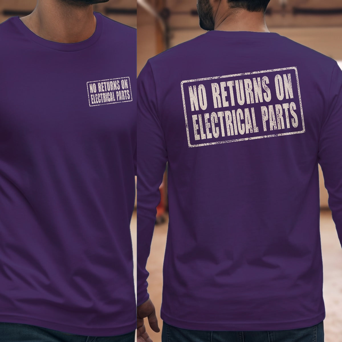 Purple | Front & Back