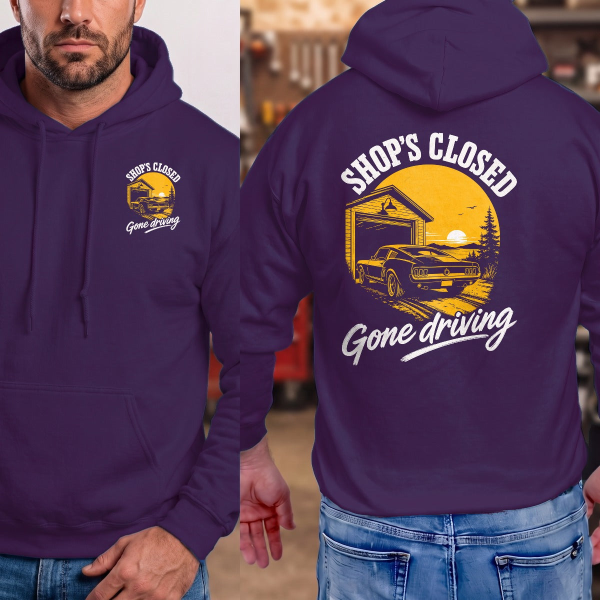 Purple | Front & Back