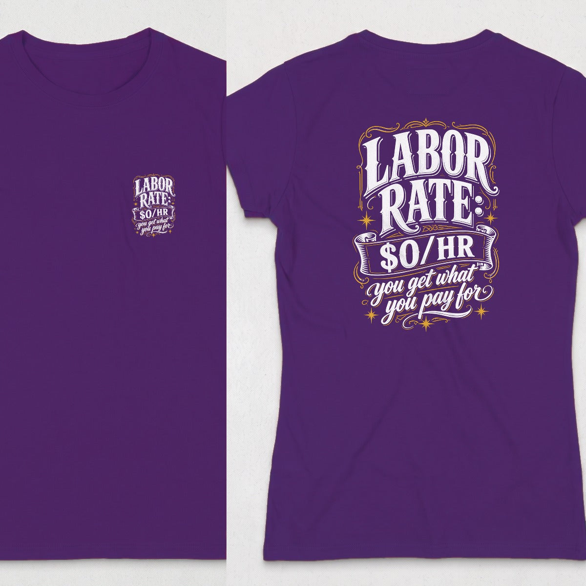 Purple | Front & Back