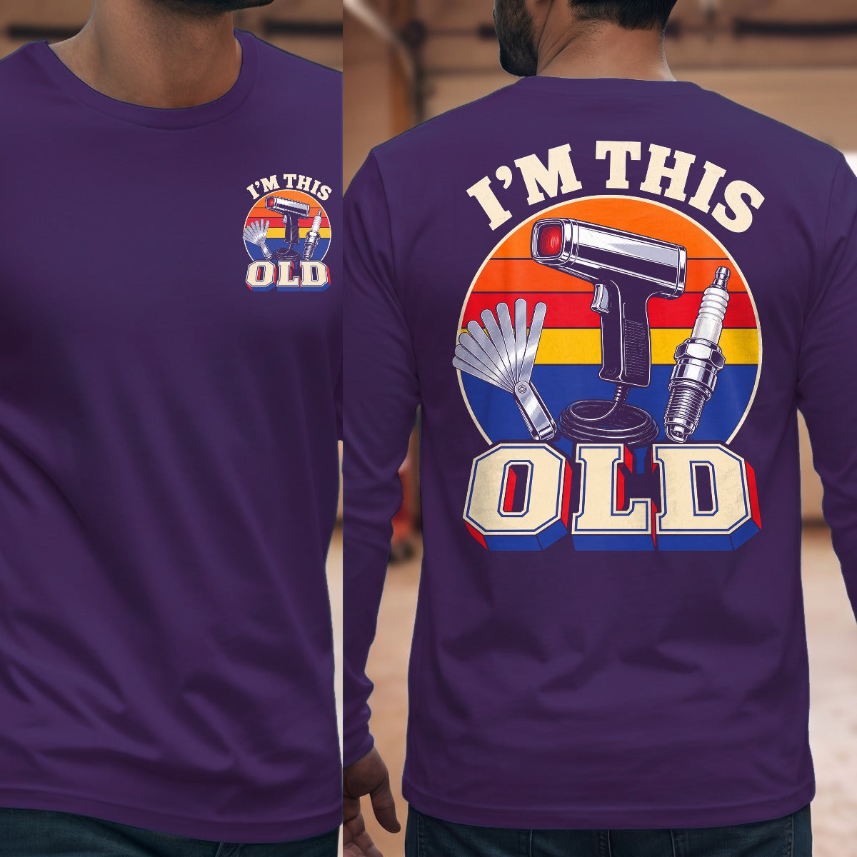 Purple | Front & Back