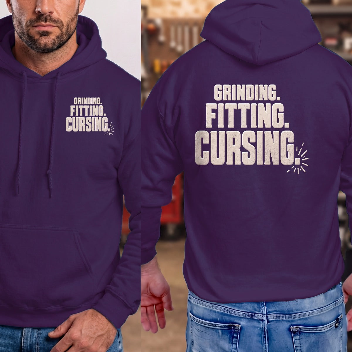 Purple | Front & Back