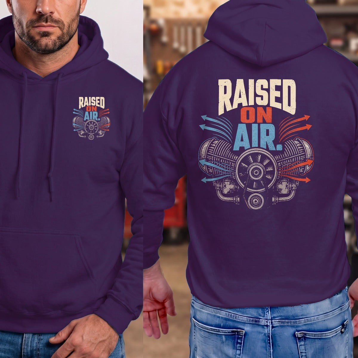 Purple | Front & Back