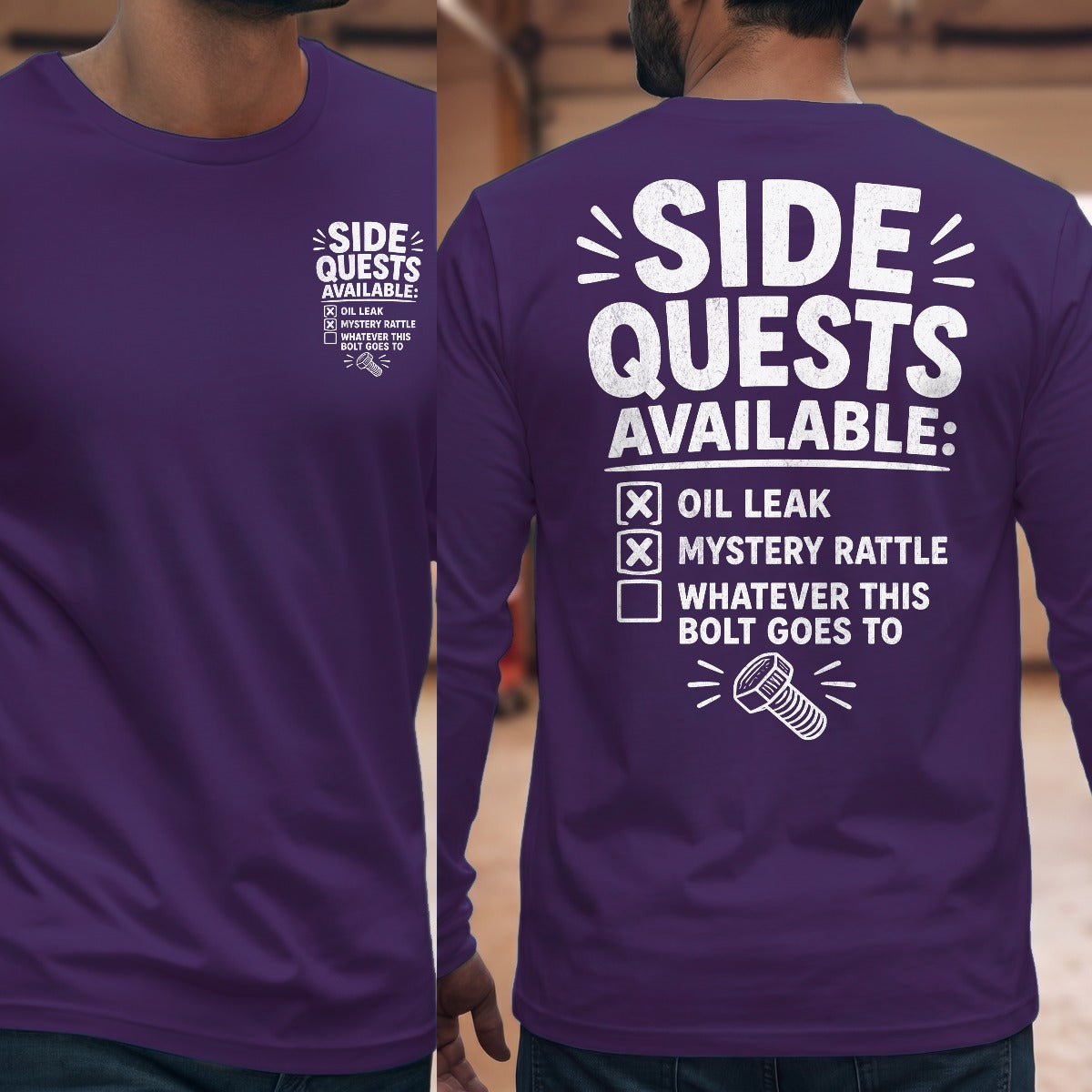 Purple | Front & Back