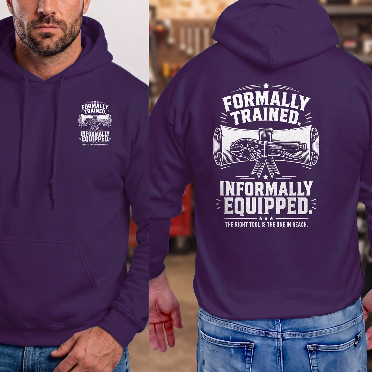 Purple | Front & Back