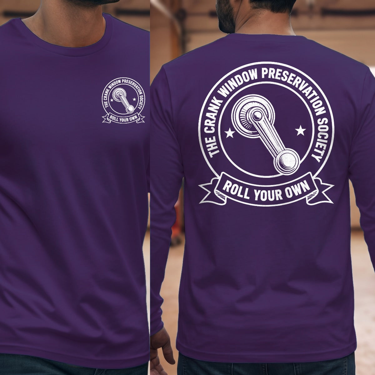 Purple | Front & Back