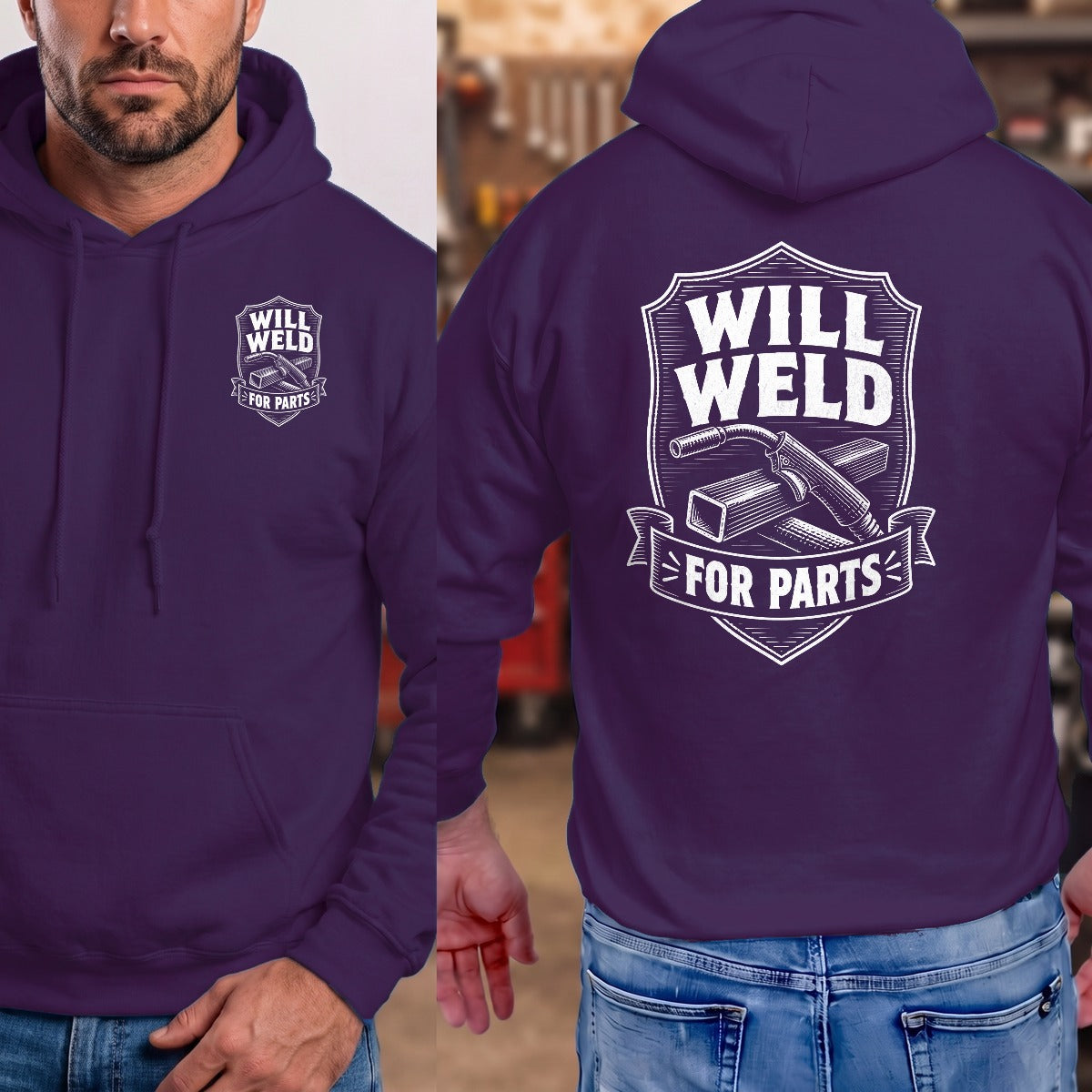 Purple | Front & Back