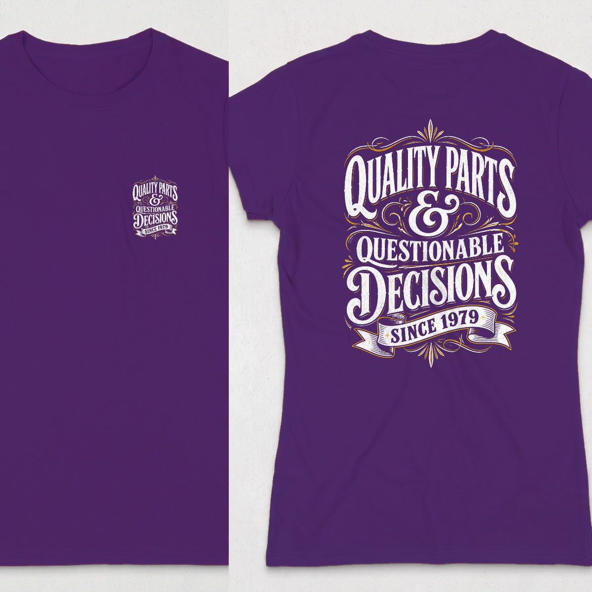 Purple | Front & Back