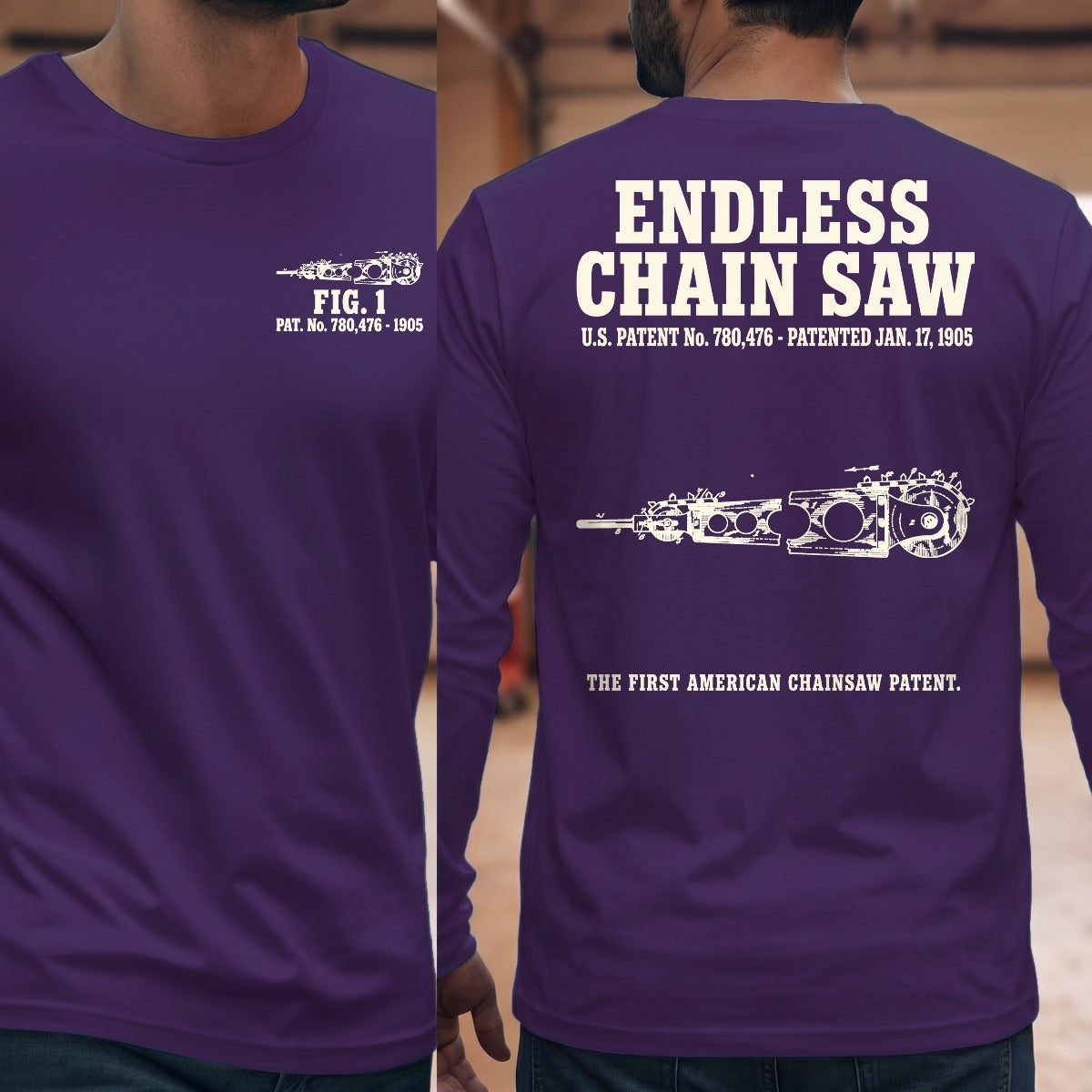 Purple | Front & Back