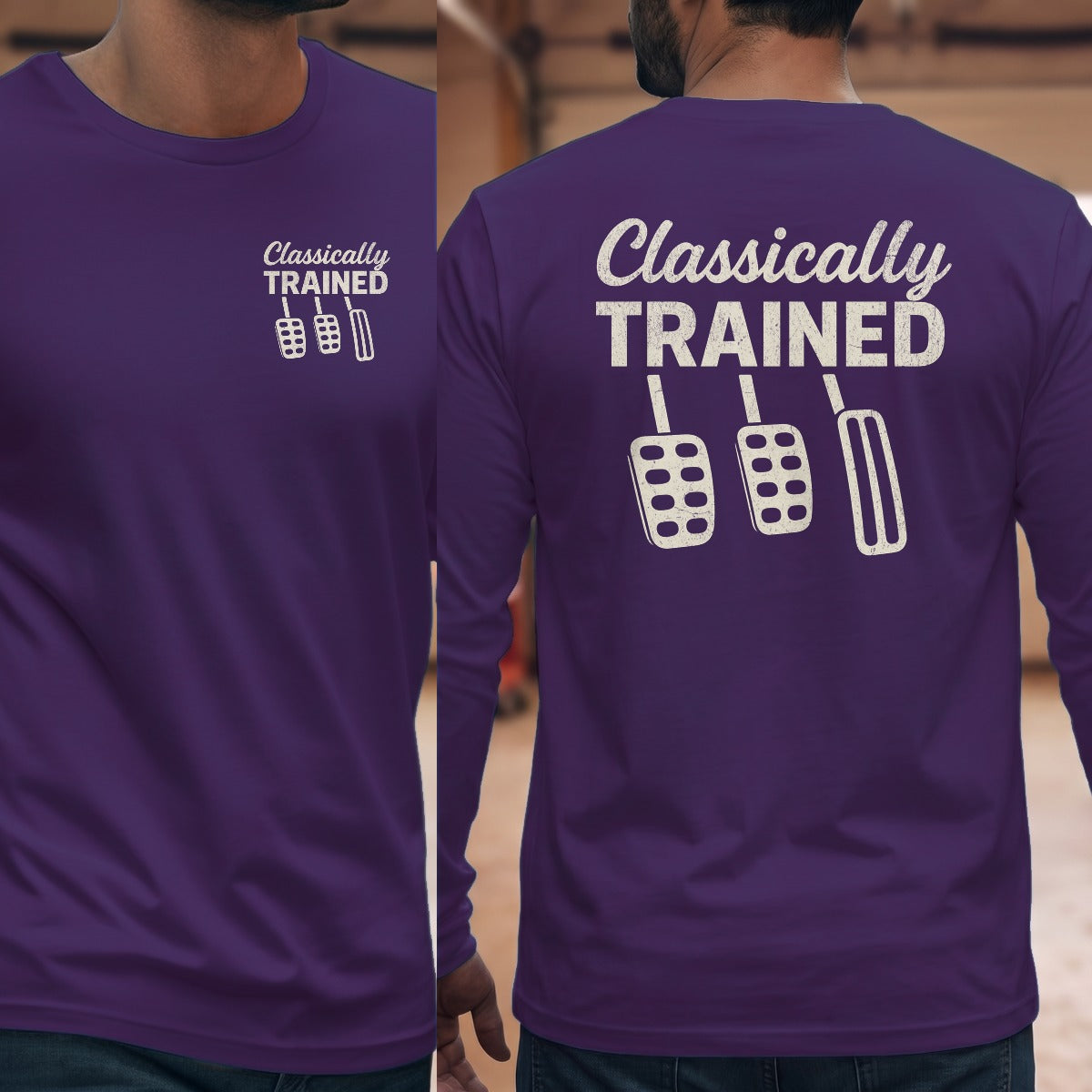 Purple | Left Chest + Back