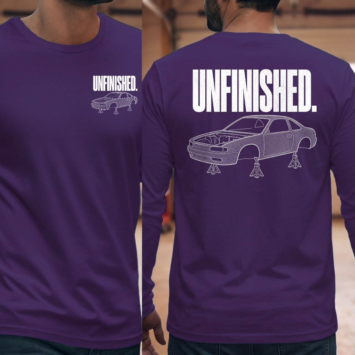 Purple | Front & Back