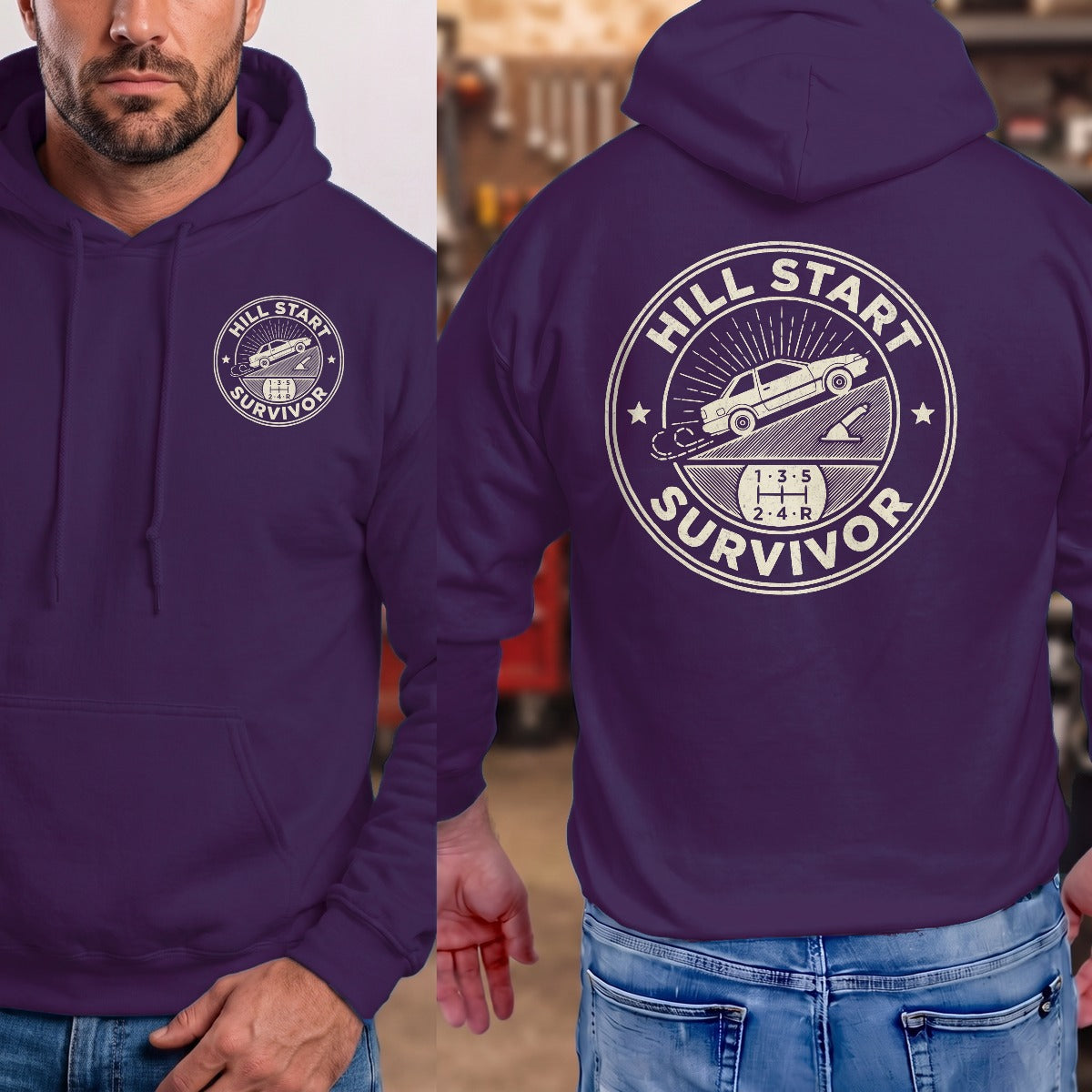 Purple | Front & Back