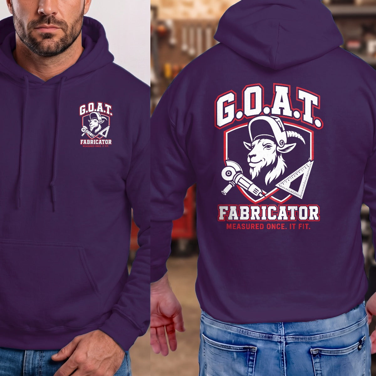 Purple | Front & Back