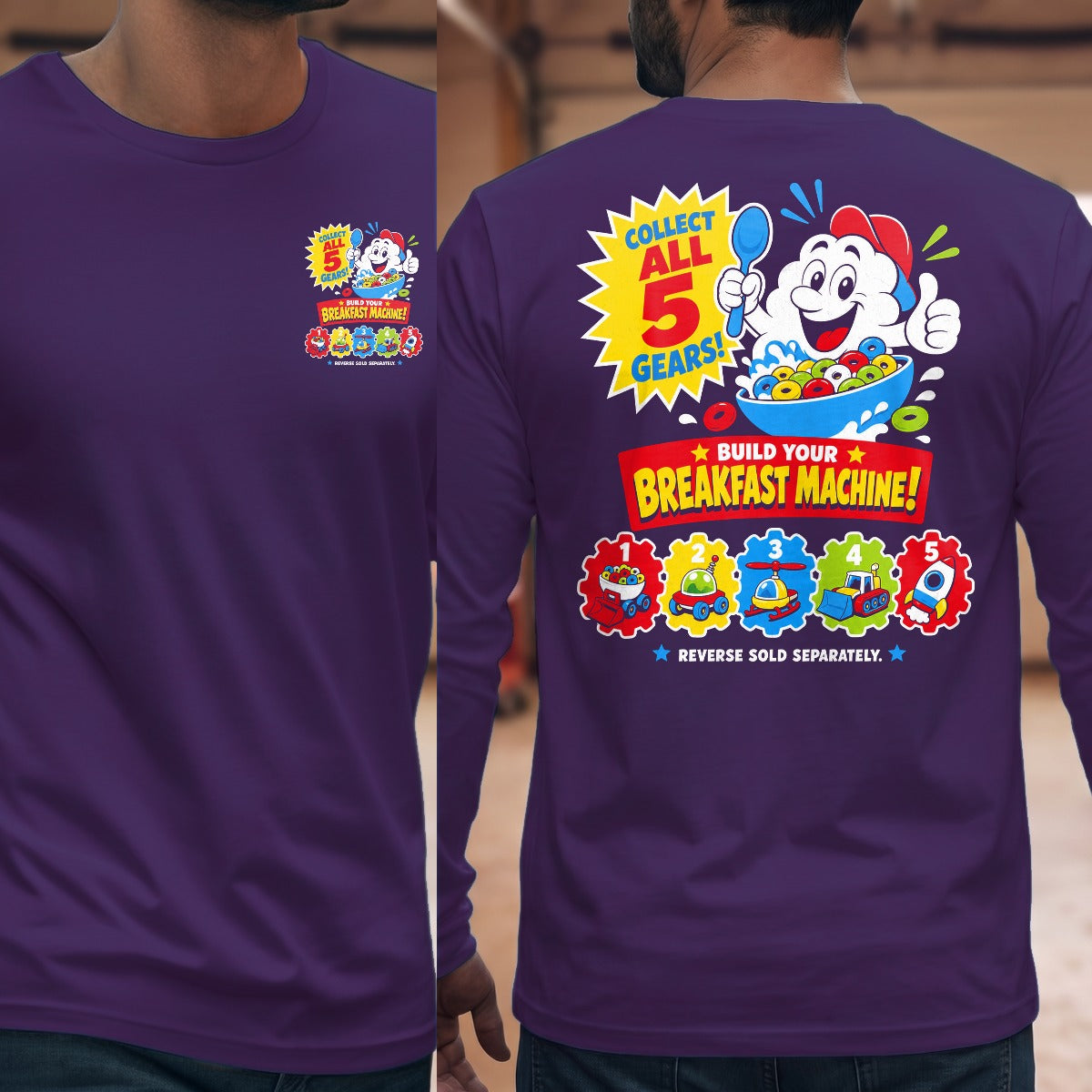 Purple | Front & Back