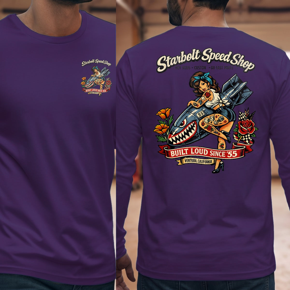 Purple | Front & Back