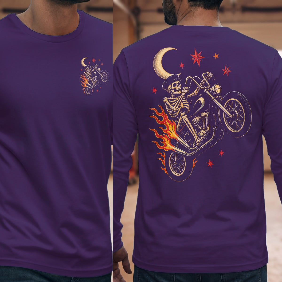 Purple | Front & Back