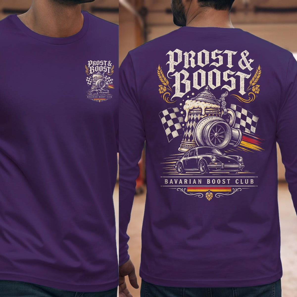 Purple | Front & Back