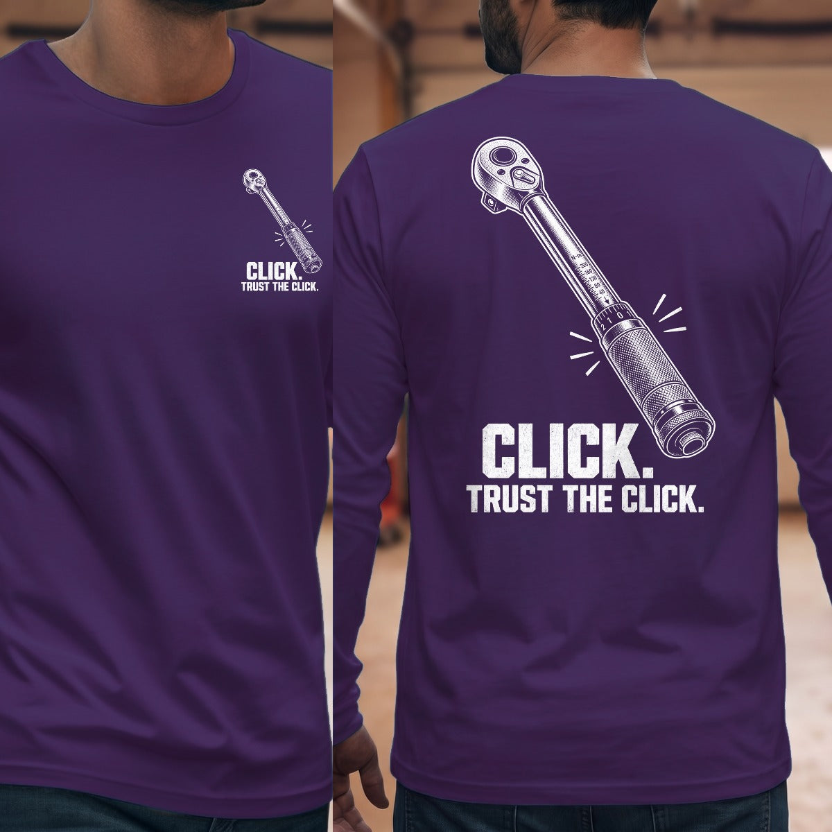 Purple | Front & Back