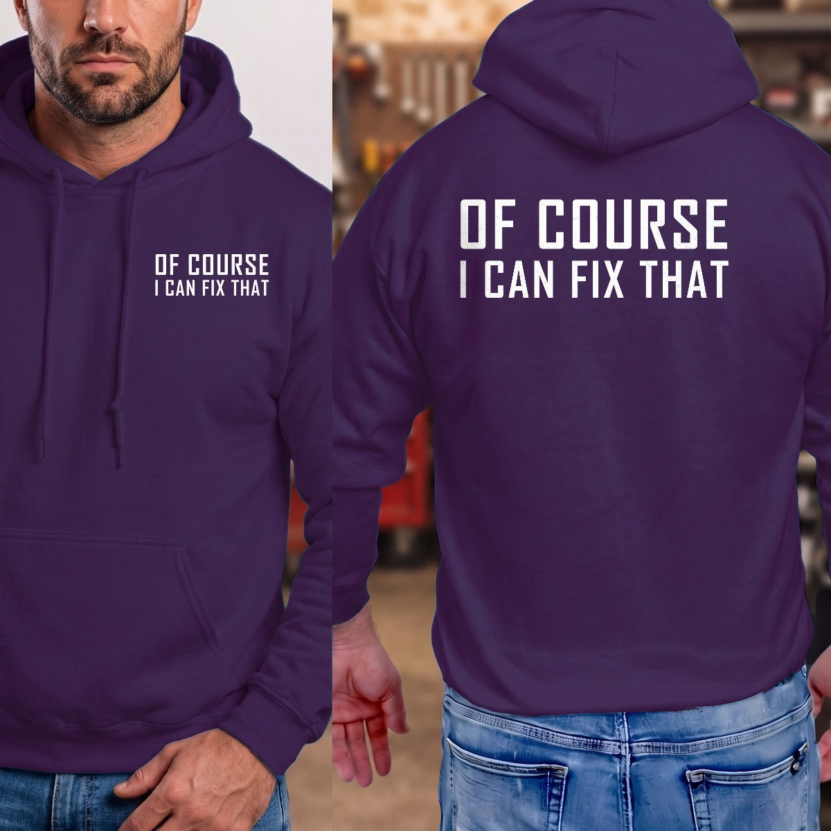 Purple | Front & Back
